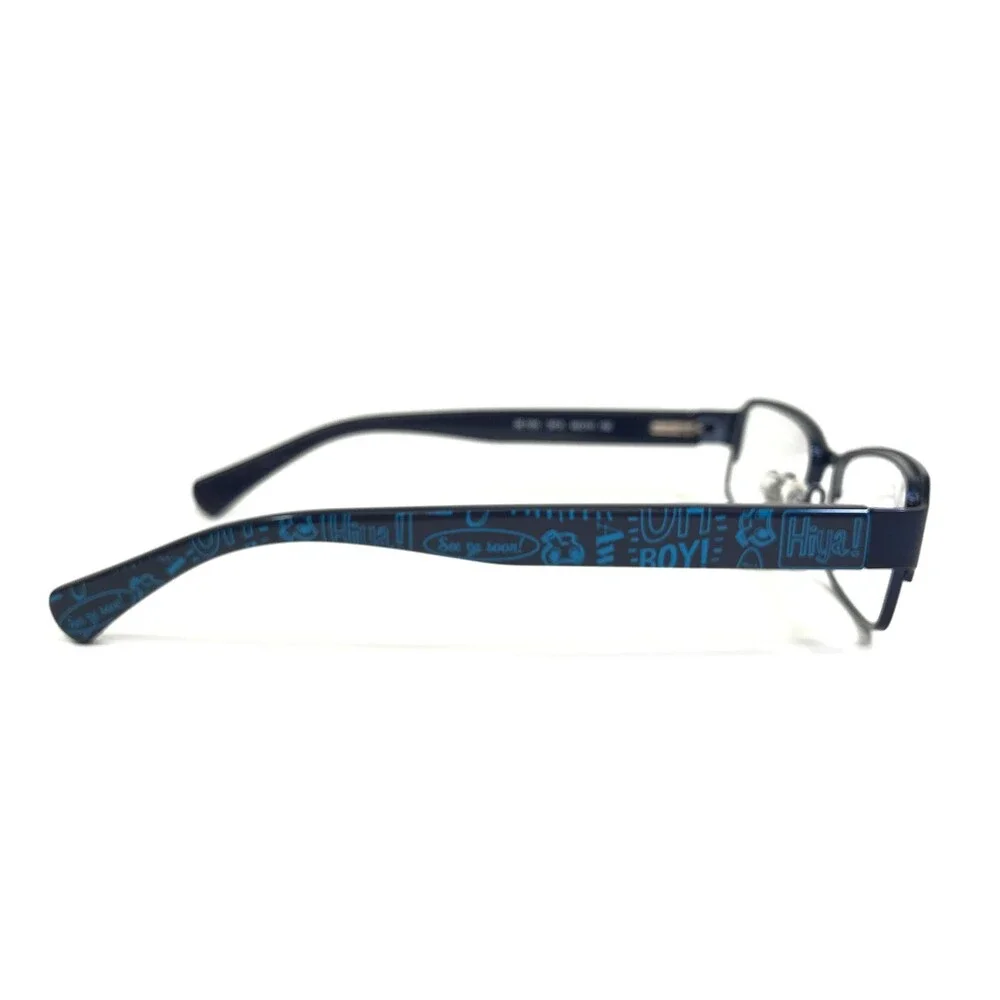 Disney Eyeglasses Frames Kids 3E 1001 3015 Blue Rectangular Full Rim 49-15-130